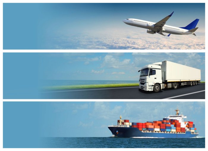 Logistics for international shipping