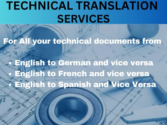 Technical translation services